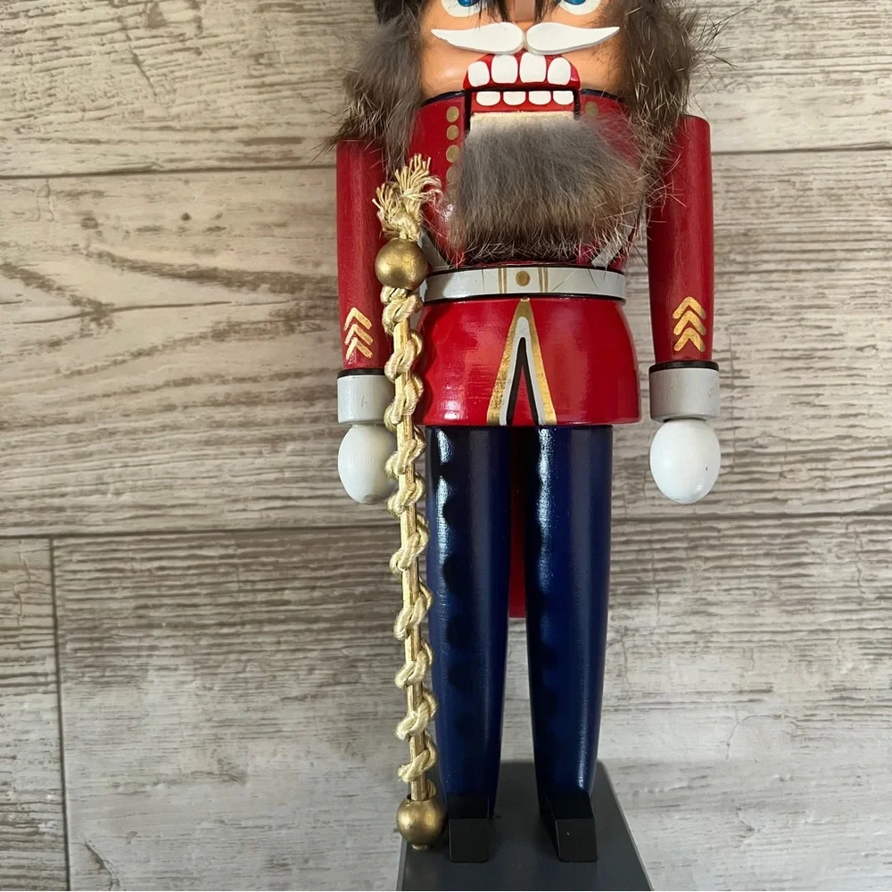 Nutcracker Vintage German- British KWO Tambourmajor - Drum Major 12 inch Rare